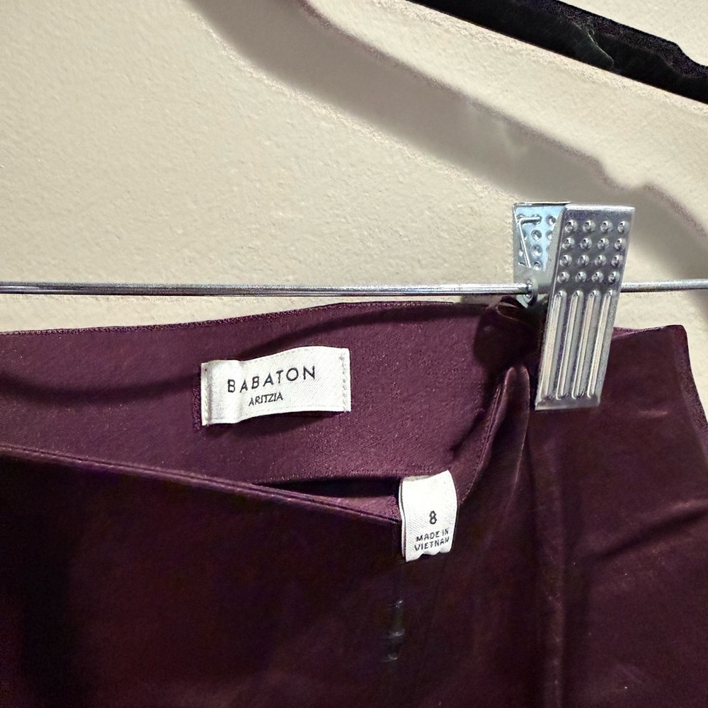 Babaton Satin Maxi Skirt in Cardamon Size 8 - Picture 7 of 7
